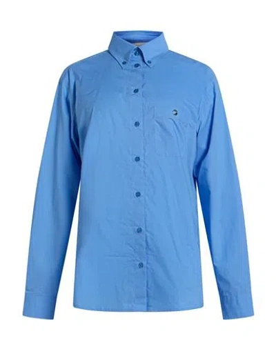 Coperni Woman Shirt Light Blue Size S Cotton