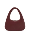Coperni Large Baguette Swipe Bag Shoulder Bags Bordeaux In Red