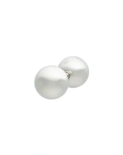 Coperni Woman Single Earring Silver Size - Metal
