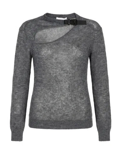 Coperni Woman Sweater Grey Size M Polyamide, Wool, Viscose