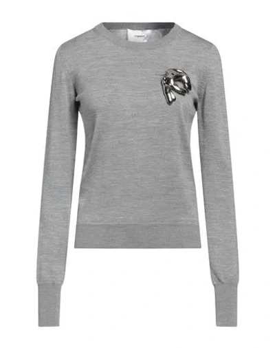Coperni Woman Sweater Grey Size S Virgin Wool In Gray