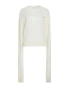 Coperni Woman Sweater Ivory Size M Mohair Wool, Polyamide, Merino Wool In White
