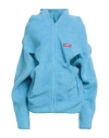 Coperni Woman Sweatshirt Azure Size S Polyester In Blue