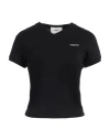 Coperni Washed Logo Boxy T-shirt In Black