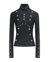 Coperni Woman T-shirt Black Size M Polyamide, Elastane