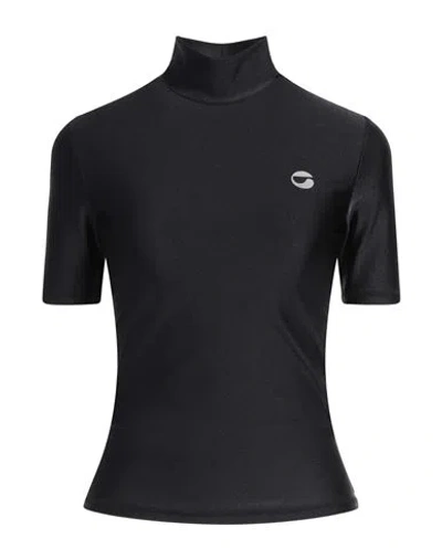 Coperni Woman T-shirt Black Size S Polyamide, Elastane In Black