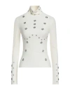 Coperni Woman T-shirt Ivory Size L Polyamide, Elastane