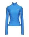 Coperni Woman T-shirt Light Blue Size L Polyamide, Elastane