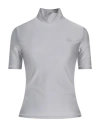 Coperni Woman T-shirt Light Grey Size L Polyamide, Elastane In Grey