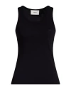 Coperni Woman Tank Top Black Size L Cotton In Multi