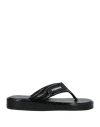 Coperni Croco Branded Flip Flop In Black