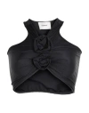 Coperni Flower Top In Black