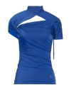 Coperni Woman Top Blue Size M Polyamide, Elastane