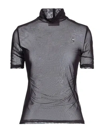 Coperni Woman Top Dark Purple Size S Polyamide, Elastane