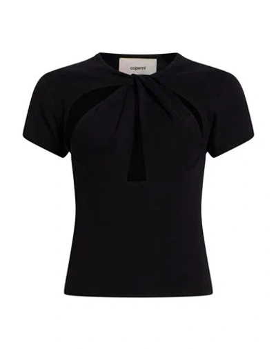 Coperni Woman T-shirt Black Size M Cotton