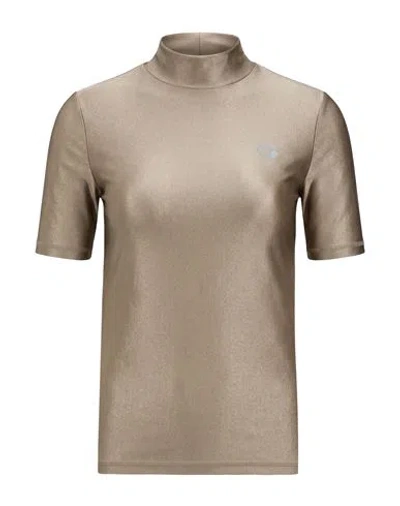 Coperni Woman T-shirt Grey Size M Polyamide, Elastane In Gray
