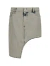 Coperni Denim Skirt With Multiple Pockets