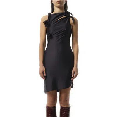 COPERNI WOMEN'S ASYMMETRIC FLOWER MINI DRESS