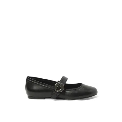 Coperni Women's Ballerina Belt Flat Sandals In Black