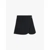 Coperni Jupe Courte Asymétrique In Black