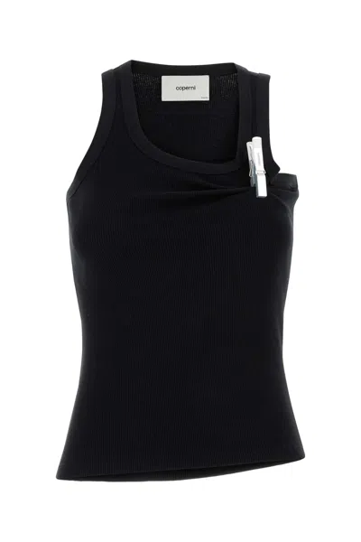Coperni Women Black Cotton Tank Top
