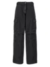 Coperni Women Tailored Wide Leg Cargo Pants In Black