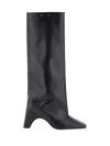 Coperni Women Rubber Bridge High Boots In Black