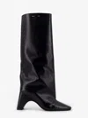 Coperni Knee-high Black Boots With Sculptural Heel In Black