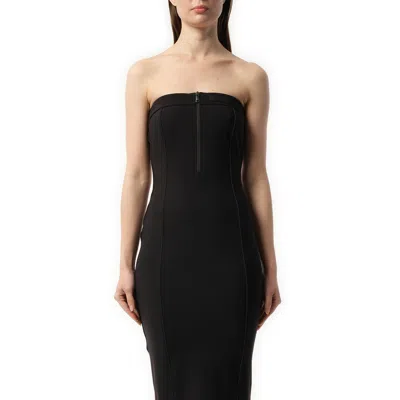 Coperni Women's Bustier Openback Dress In Black