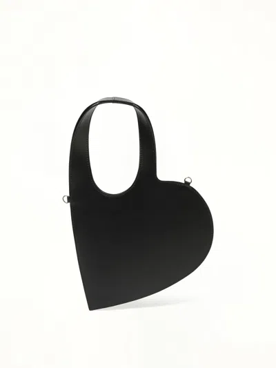 Coperni Crossbody Baby Heart Tote Bag In Black