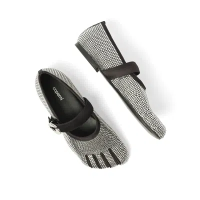 COPERNI WOMEN'S CRYSTAL-EMBELLISHED FIVE-TOE BALLERINA BELT FLAT SANDALS