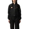 Coperni Women's Cut-out Bomber Jacket In Black