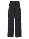 Coperni Women Tailored Wide Leg Cargo Pants In Black