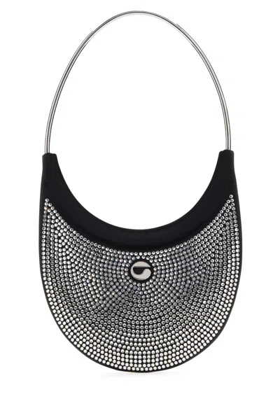 COPERNI COPERNI WOMEN EMBELLISHED FABRIC RING SWIPE SHOULDER BAG