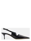 Coperni Women's Gloss Star Cut Out Low Stiletto Pumps In Black
