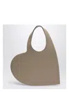 Coperni Heart Beige Leather Tote Bag
