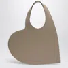 Coperni Heart Beige Leather Tote Bag
