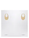 Coperni Swipe Drop Earrings In Metal