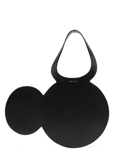 Coperni Women's Luxurious Calf Leather Tote Bag In Black