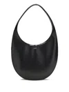 Coperni Rounded Medium Shoulder Bag In Smooth Calfskin Leather In Black
