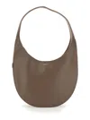 Coperni Medium Curved Shoulder Bag With Top Handle In Brown