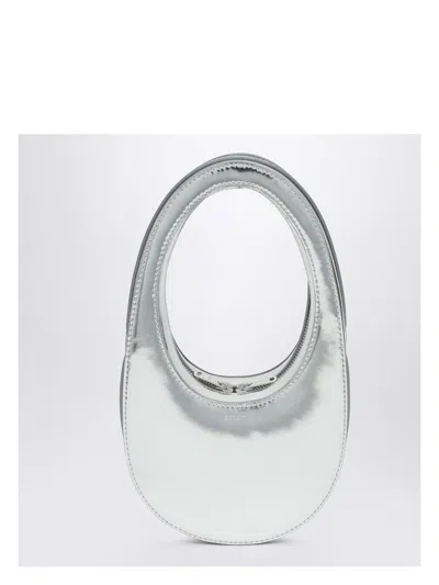 Coperni Women's Metallic Silver Mini Swipe Bag | Copba38bisf6005pl