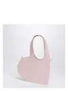 Coperni Heart-shaped Mini Shoulder Bag In Pink