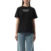 Coperni T-shirt With Power Down Logo In Black/white