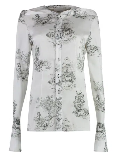 COPERNI WOMEN'S PRINTED TWILL SHIRT