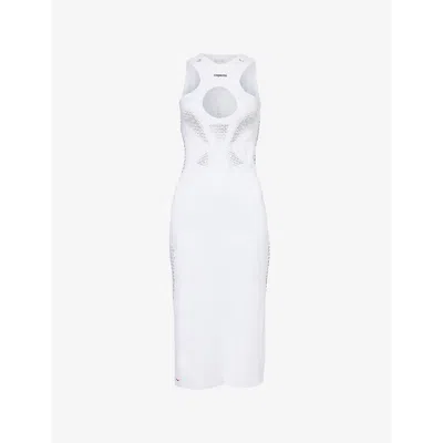 Coperni X Puma Cut-out Detail Midi Dress In Blue