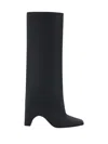 Coperni Women Rubber Bridge High Boots In Black
