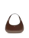 Coperni Women Slim Swipe Baguette Shoulder Bag In Brown
