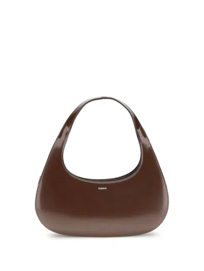 Coperni Women Slim Swipe Baguette Shoulder Bag In Brown