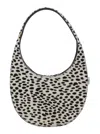 Coperni Animal Print Top Handle Shoulder Bag In Black